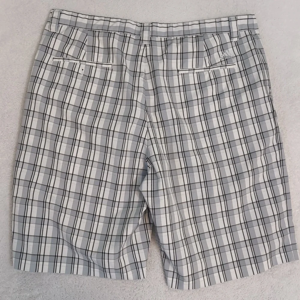 Adidas Golf Shorts Mens 38 Black White Chino 11